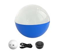 Christmas Memory Orb Personalized Digital Photo & Video Display Crystal Ball,Custom 3D Memory Ornament,Memorys Electronic Crystal Ball Video Player(Blue,WiFi)