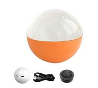 Christmas Memory Orb Personalized Digital Photo & Video Display Crystal Ball,Custom 3D Memory Ornament,Memorys Electronic Crystal Ball Video Player(Orange,WiFi)