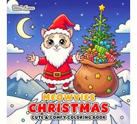 Christmas Meowvies Coloring Book: Cute Kawaii Cats in Festive Movie Scenes, Adorable Holiday Fun for All Ages