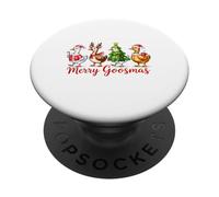 Christmas Merry Goosemas Silly Goose Tee PopSockets PopGrip Adesivo
