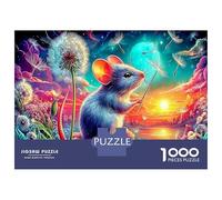 Christmas Mice 1000 Pezzi Puzzle Premium - Cartone Spessore Extra Puzzle Ultra Difficile Per Coppie & Regalo Di Natale 52x38cm/1000pcs