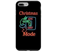 Christmas Mode On Off - Maglietta Divertente Modalità Natale Custodia per iPhone 7 Plus/8 Plus