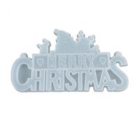 Christmas Mold for Christmas Tree Decoration Crystal Epoxy Silicone Molds Christmas Letter Epoxy Silicone Mold Merry Christmas Christmas Tree Christma