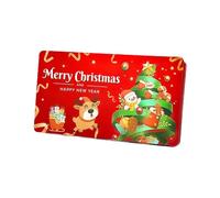Christmas Money Box - 10 Slots Folding Festive Container, Holiday Cash Box, Compact Design | Boxes For Festival, Valentines, Birthday, Children, Kids, Men, Women, Adults, Friends,