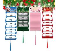 Christmas Money Envelopes - Snowmen Santa Claus Envelopes,Dollar Money Holders Card Booklet | for Men Women Teens Girls Boys Kids Family Birthday Party Office Event