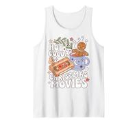 Christmas Movie Night Hot Cocoa Holiday Humor Canotta