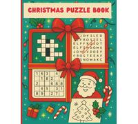 Christmas Multi-Puzzle Book: Word Searches, Crosswords, Mazes, Sudoku & Coloring Fun for All Ages