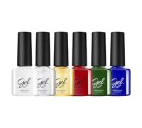 Christmas Nail Polish Set - Quick Dry 6 Color Collection, Long Lasting Shine Kit, Festive Gel Look Lacquer, Elegant Manicure Styling Package | For Festival Holiday Party Travel Wedding Bridal Spa Groo