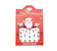 Christmas Nail Stickers 30 Sheets Nail Polish Stickers Self-Adhesive Nail Art Decals Full Wraps Nail Art Designs for Women Girls