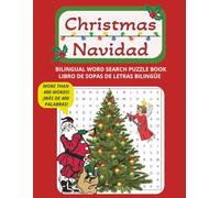 Christmas Navidad: Bilingual Word Search Puzzle Book | Libro De Sopas De Letras Bilingüe | 40 Puzzles | Over 400 words | Large Print | 8.5 x 11