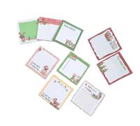 Christmas Note Materassi Bulk Ninepack Carta permanente Gluey Record per la scrivania ufficio Concetto regalo per l Confezione sfusa Christmas Gluey Record