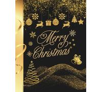 Christmas notebook 8.5 x 11: 100 gird page notebook