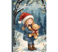 Christmas Notebook: A Fun Watercolor Christmas Notebook with 120 Ruled Pages and Date Section