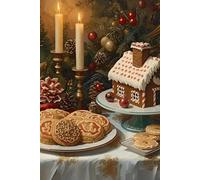 Christmas Notebook: Blank Paper Journal with Green Lines for your Notes : A 100 Page 6 x 9 Inch Frida Notebook: A 100 Page 6 x 9 Inch Notebook