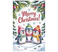 Christmas Notebook: Christmas | Penguin | Notebook | Journal | Planner | Sketchbook | Secret Santa Gift |