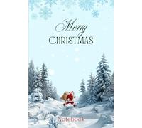 Christmas Notebook: Classic Festive Notebook with Santa Illustration | 100 Lined Pages | Ideal Holiday Gift for Kids, Students & Adults | 6x9 Softcover