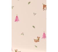 Christmas Notebook Cute Baby Deer Theme: Holiday Journal 6x9 Festive