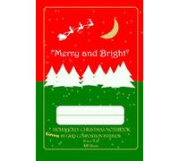 Christmas Notebook. Great for writing, planning, doodling during the Holidays. Size 6 x 9 in, 200 Pages, Green Grid Composition interior: Spend the ... this Festive "Holly Jolly Christmas Notebook"