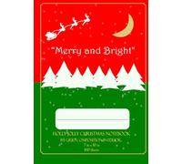Christmas Notebook. Great for writing, planning, doodling during the Holidays. Size 7 x 10 in, 200 Pages, B5 Grid composition interior: Spend the ... this Festive "Holly Jolly Christmas Notebook"
