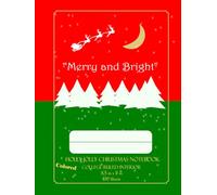 Christmas Notebook. Great for writing, planning, doodling during the Holidays. Size 8,5 x 11 in, 200 Pages, Green & Red Colored Lines, College Ruled: ... this Festive "Holly Jolly Christmas Notebook"