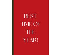 Christmas Notebook, Paperback, 100 pages, 6 x 9 inches, Red, Green, White