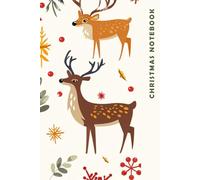 Christmas Notebook: Roaming Reindeer | 100 Pages | 6 X 9