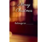 Christmas Notebook: Your Companion for a Merry and Mindful Christmas