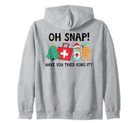 Christmas Nurse Have You Tried Icing It Gingerbread Did Try Felpa con Cappuccio