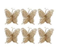 Christmas Ornament - Christmas Tree Ornament | Christmas Decoration, Butterfly Christmas Ornament For Indoor Use, Glittery Butterfly Clips For Tree Decorations - Glittery Butterfly Ornament For Table