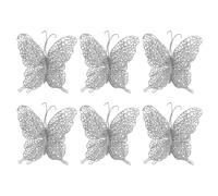 Christmas Ornament - Christmas Tree Ornament | Christmas Decoration, Butterfly Christmas Ornament For Indoor Use, Glittery Butterfly Clips For Tree Decorations - Glittery Butterfly Ornament For Table