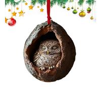 Christmas Ornament - Ornament acrilico Christmas Ornaments | Animal Christmas Tree Ornaments, Animal Pattern 2D Acrylic Flat Ornament, Animal Christmas Tree Decorations - Borsa pendente