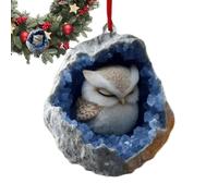 Christmas Ornaments - 4inch Acrylic Animal Pendant for Holiday Decorating, Detailed 2D Charm Style with Display Finish, Seasonal Figurine Decor for Home Garden Tree Window Party Gathering