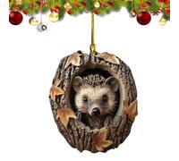 Christmas Ornaments - Holiday Ornaments | Animale Ornaments | 2D piatto acrilico Animal Hangable Decorations, Decorative Ornament for Animal Lover, Acrylic Ornaments, Christmas Tree Ornaments