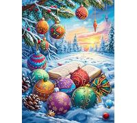 Christmas Ornaments in Magical Forest Puzzle 1000 Pezzi Multicolore Paesaggi Italiani Fairy Tale Scenery Cartoon Classici Per Adulti Rompicapo Collezione Idea Regalo Natale Per Lui E Nonno 1000 PCS