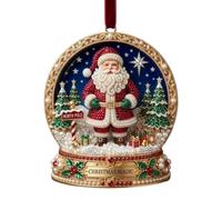 Christmas Ornaments Santa - Cute 2D Acrylic Hanging Decoration