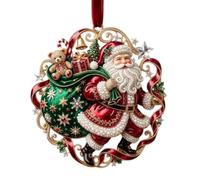 Christmas Ornaments Santa - Cute 2D Acrylic Hanging Decoration