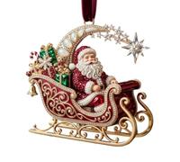 Christmas Ornaments Santa - Cute 2D Acrylic Hanging Decoration