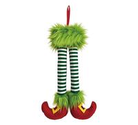 Christmas Ornaments, Striped Plush Leg Pendants, Cute Holiday Tree Decor | Soft Hanging Accent, Whimsical Striped Style, Lightweight Decoration, Brightens Branches Fireplaces Cars Parties, Great Gift