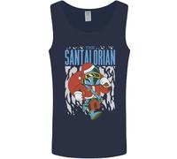 Christmas Parody Santalorian Funny Xmas Uomo Vest Tank Top
