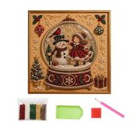 Christmas Pearl Painting Kits - For Adults DIY 3D Handmade Wall Decor