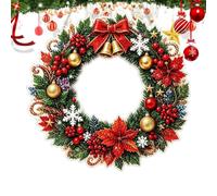 Christmas Pearl Wreath Kit | 3D Beaded Ornament DIY