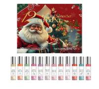 Christmas Perfume - 12 Pezzi Long Lasting Profumes, Christmas Perfume Set | Elegante profumo per donne mogli fidanzate Commuting Incontri Party Night Out Business Social Casual Gatherings