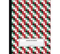 Christmas Plaid Unlined Notebook: Large 8.5 x 11 Inch Notebook with 120 Blank Pages - Perfect for Writing, Sketching, and Creative Projects