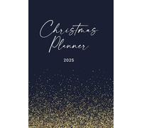 Christmas Planner: Navy Gold Glitter