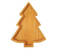 Christmas Platter - Christmas Serving Dishes, Wooden Tree Display | Christmass Charcuterie Board Serving Tray For Home Decor Party Fruit Cheese Dessert Candy Snack Kitchen Living Room Coffee Table