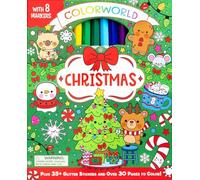 Christmas: Plus 35+ Glitter Stickers and over 30 Pages to Color!
