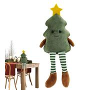 Christmas Plush - Christmas Tree Soft Doll, Huggable Stuffed Animals Figure | Plush Texture, Adorable Decorative Appeal, Option, Ideal for Bedtime, Travel, Bedroom, Sofa, Office