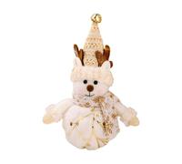 Christmas Plush Decor - LED Snowman Santa Soft Toy Table Ornament Light