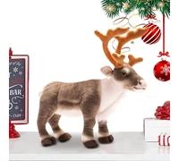 Christmas Plush - Stuffed Toy | Deer Plush Decorative Pillow | Christmas Plush Collection for Girls Boys Kids Xmas Decoration Cute Ornament
