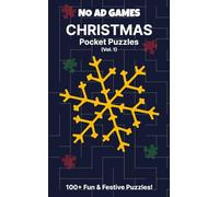 Christmas Pocket Puzzles (Vol. 1): Holiday Word, Logic & Number Puzzles - Perfect Stocking Stuffer